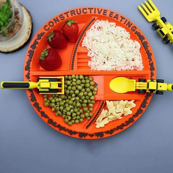 Bulldozer Children's Cutlery Set