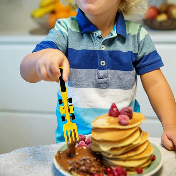 Bulldozer Children's Cutlery Set