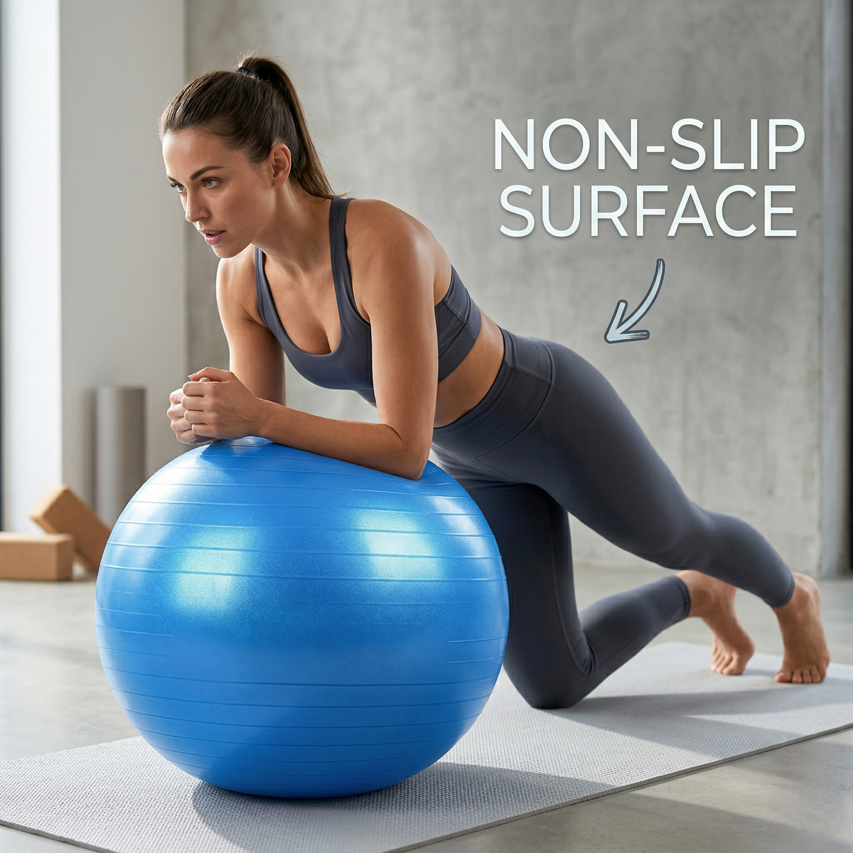 Burst-Resistant Stability Ball with Precision Pump