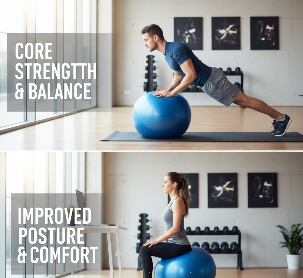 Burst-Resistant Stability Ball with Precision Pump