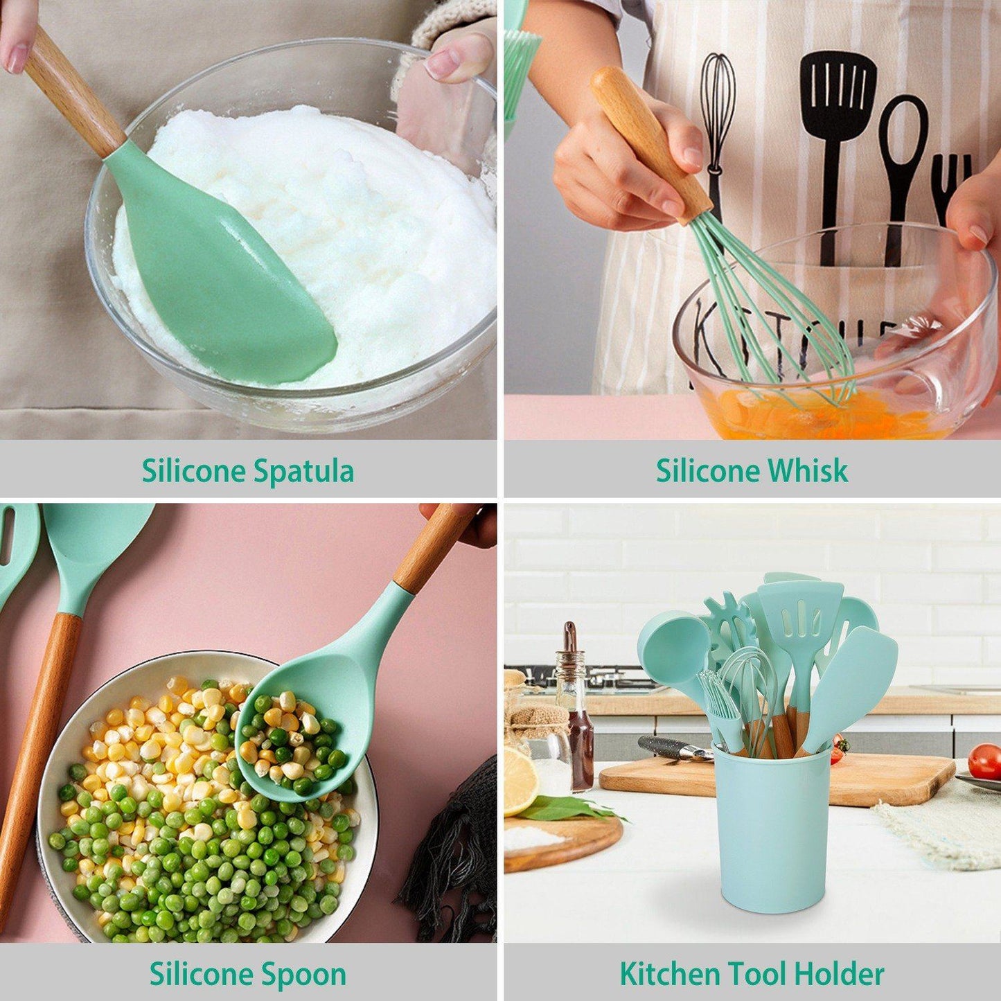 Charly | 11-Piece: Silicone Kitchen Utensil Set