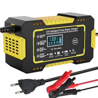 Sisica 12V 6A Smart Battery Maintainer | Pulse Repair, LCD