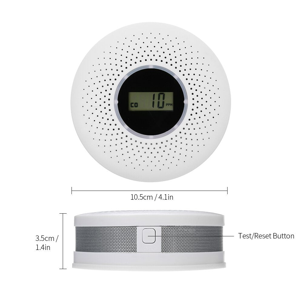 Charly | 2-in-1 Carbon Monoxide & Smoke Detector with Display