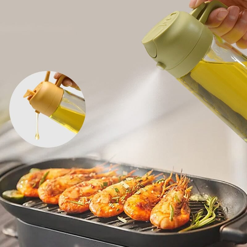 Charly | 2-in-1 Glass Oil Sprayer and Dispenser