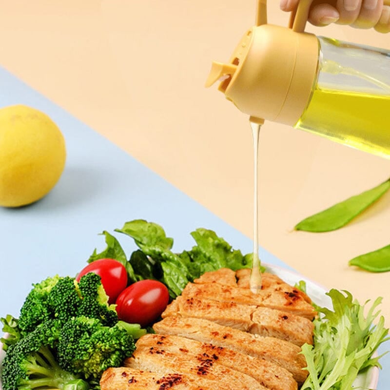 Charly | 2-in-1 Glass Oil Sprayer and Dispenser