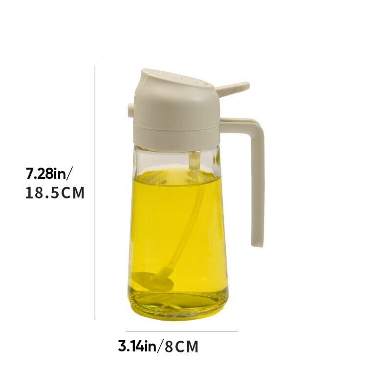 Charly | 2-in-1 Glass Oil Sprayer and Dispenser