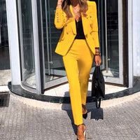 Sisica | Women's Polished Double-Breasted Suit Set