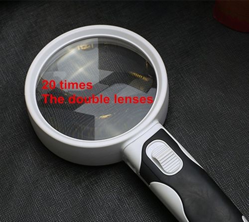 Charly | 20X optical magnifying glass with LED light