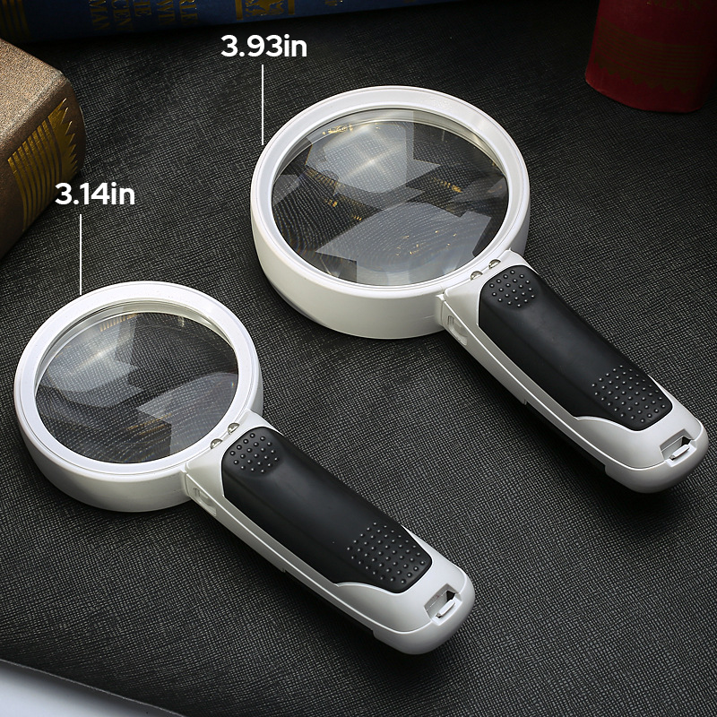 Charly | 20X optical magnifying glass with LED light