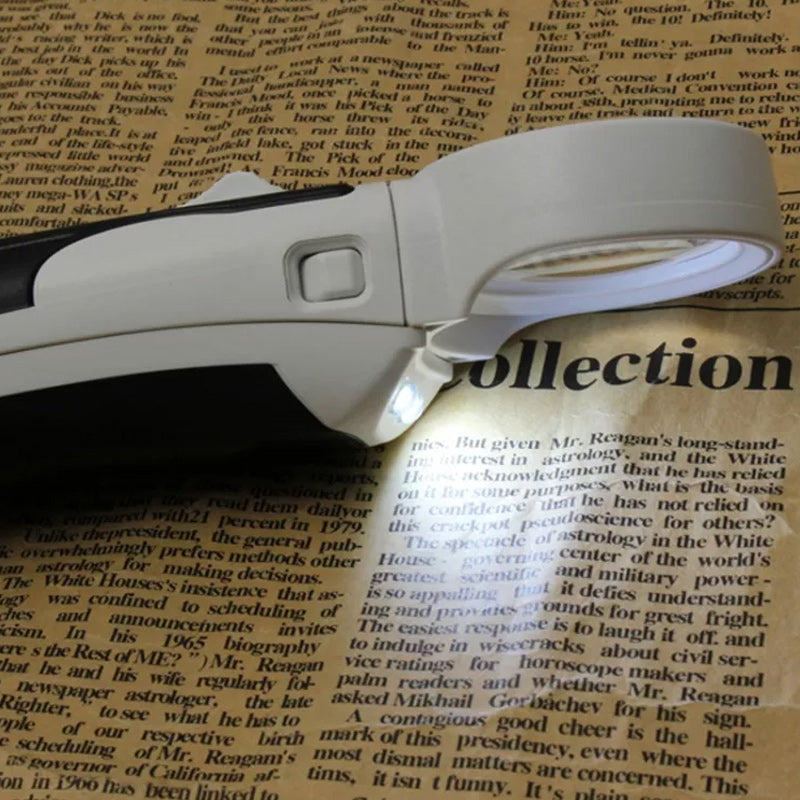 Charly | 20X optical magnifying glass with LED light