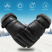 Sisica | Warm Leather Gloves for -30℃ Winters | Touchscreen Enabled
