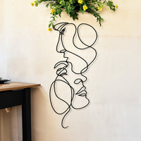 Sisica | 3D Metal Wall Art in Minimalist Design
