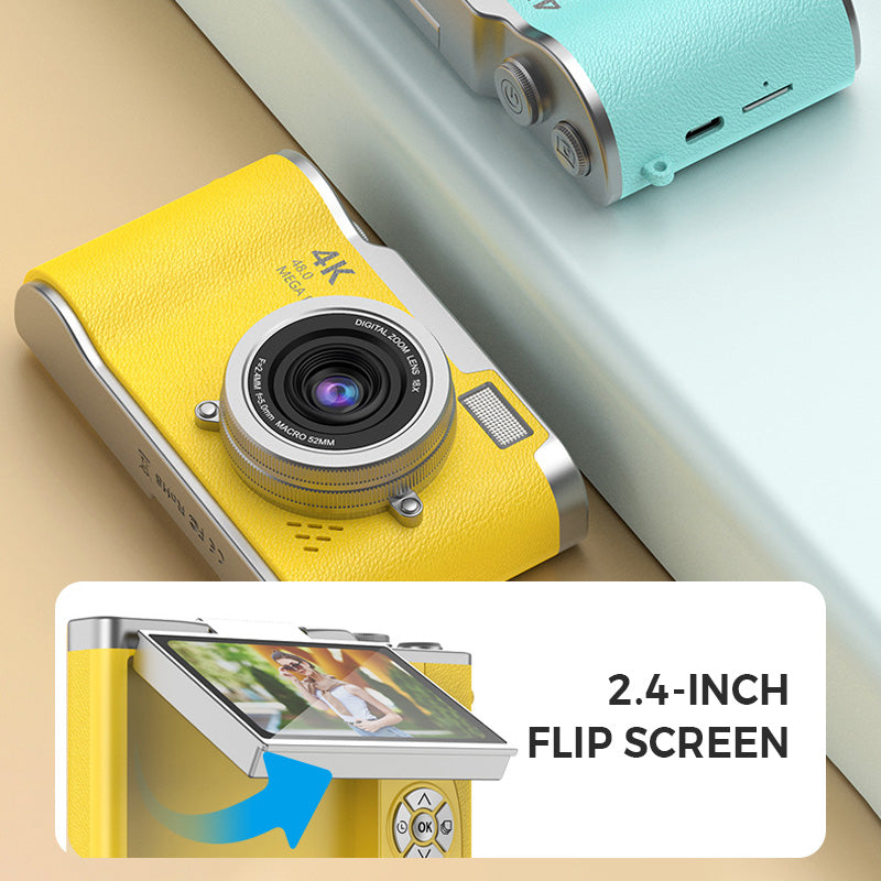Charly | 4K HD Flip Screen Digital Camera