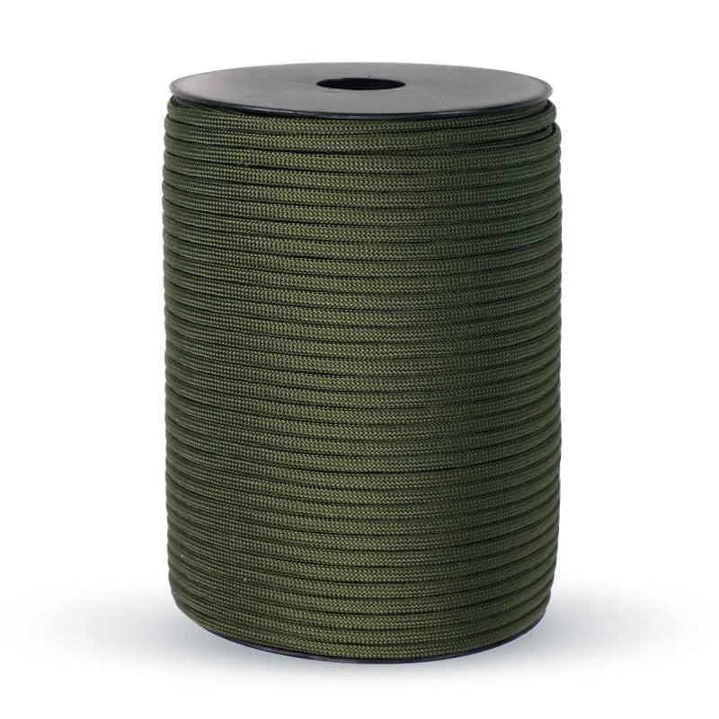 Charly | 550 Military Standard Paracord Rope: 100m 4mm Outdoor Survival Gear for Parachute, Tent, Lanyard, Belt - 9-Core Rope for Camping & Emergencies