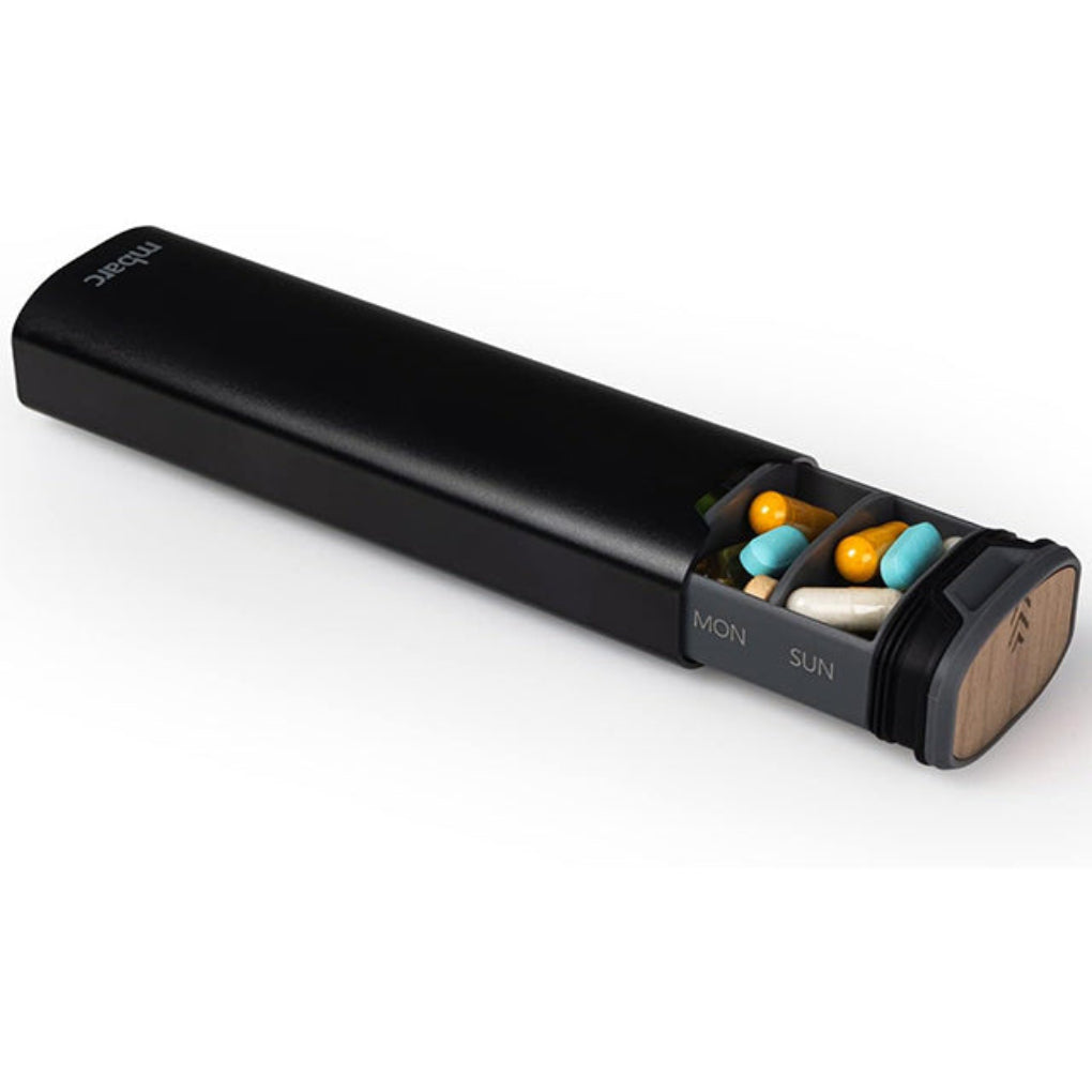 Charly | 7-Day Pill Organizer with Wood Accent