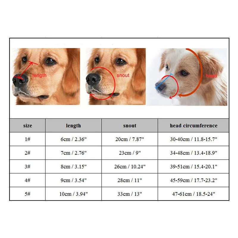 Charly | Adjustable Silicone Dog Muzzle | Anti-Bite, Training & Barking Control