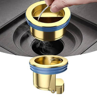 Sisica | Brass Drain Insert Stops Odors & Clogs