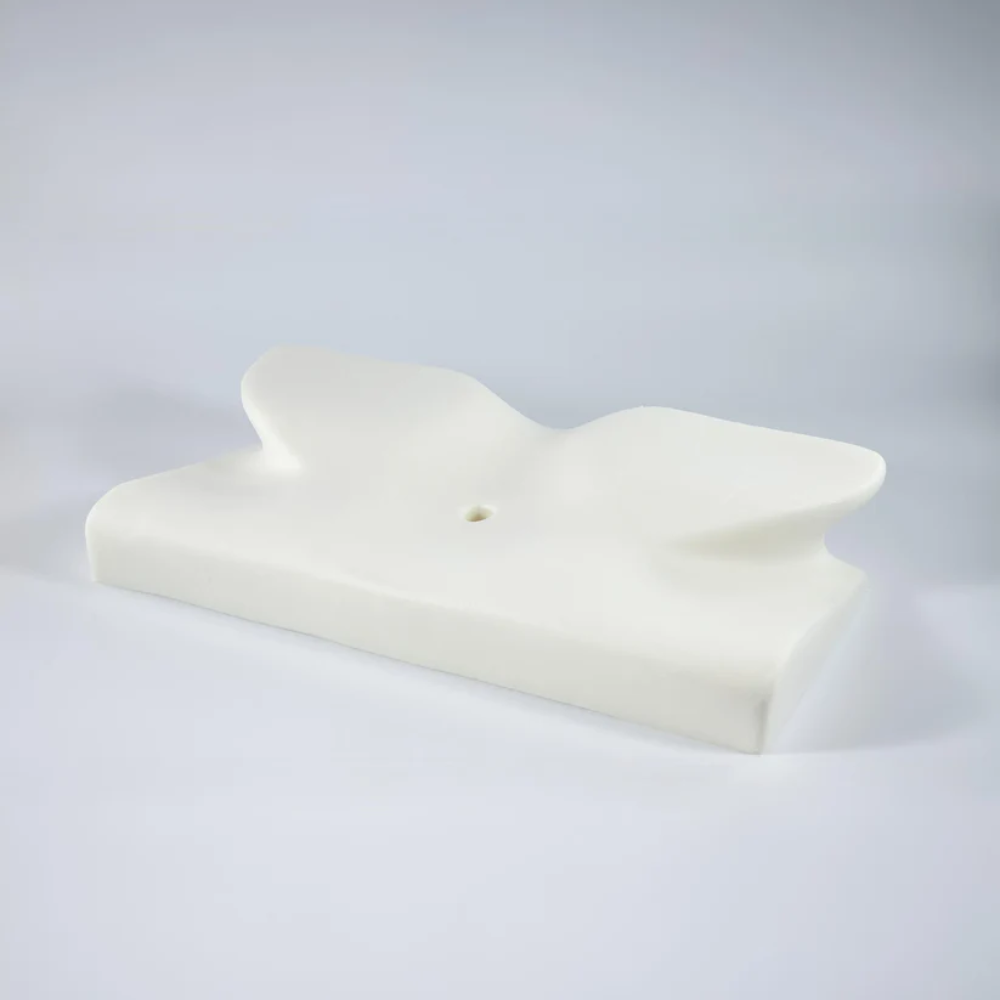 Charly | Anti-Snore Pillow | Ergonomic Neck and Head Support | White