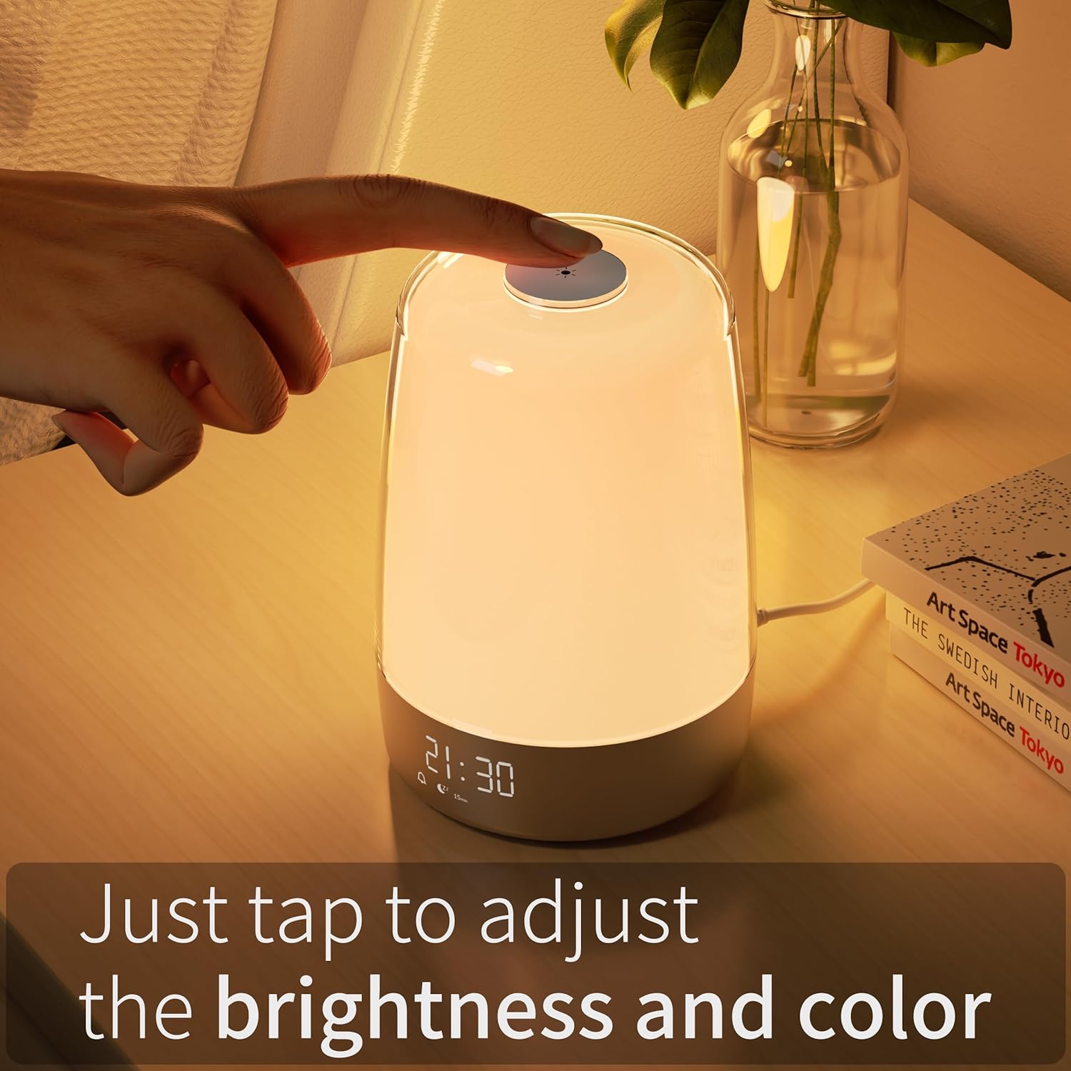 Charly | Aurora Wake-Up Light | Sunrise & Sunset | USB-C Rechargeable