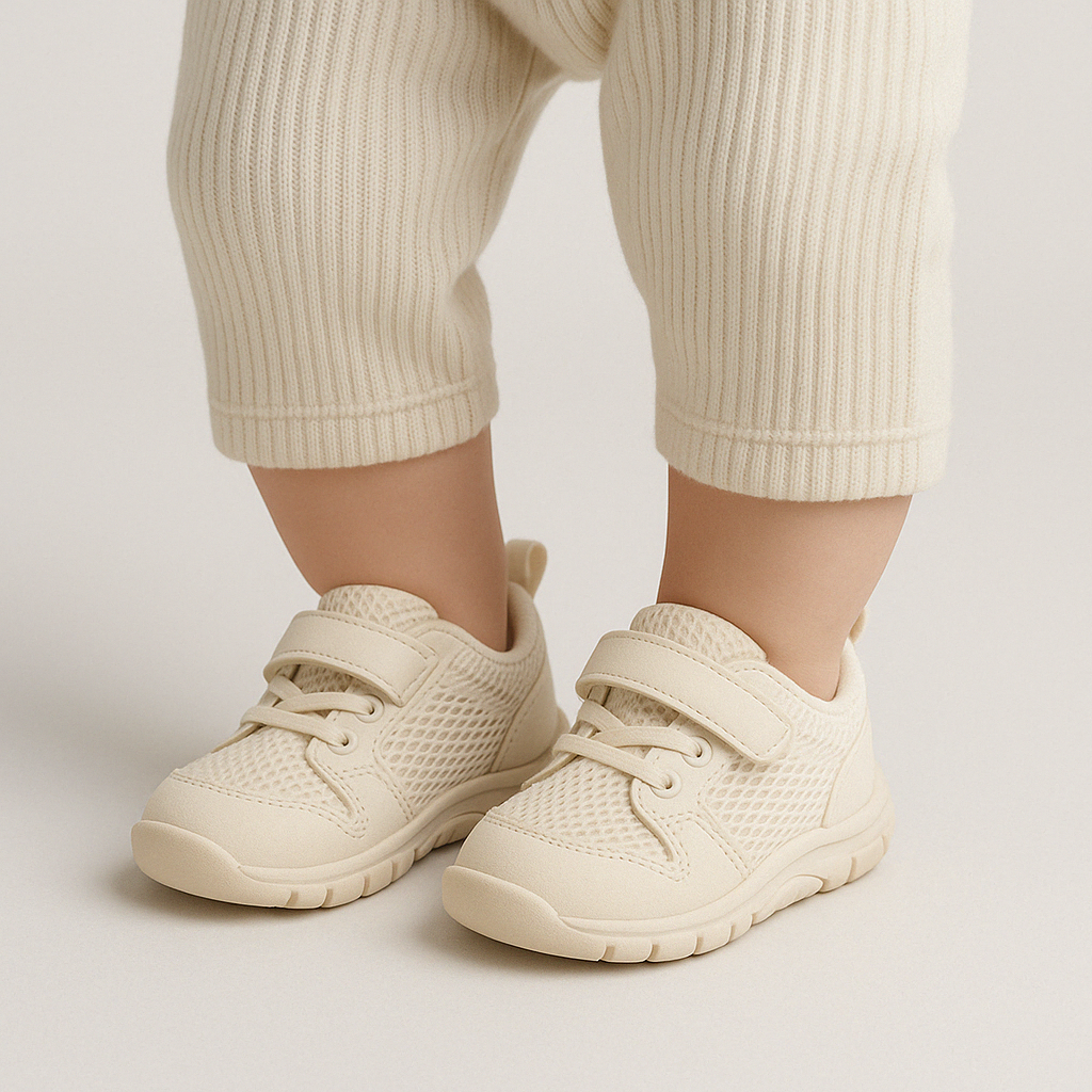 Charly | Baby Barefoot Trainers with Hook-and-Loop Straps