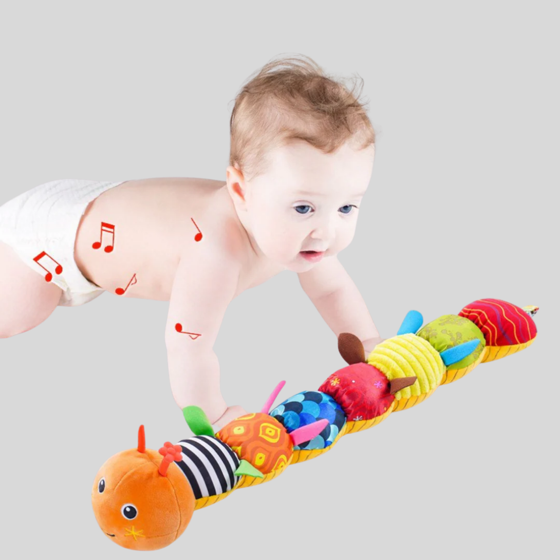 Charly | Baby Caterpillar Plush Rattle Toy
