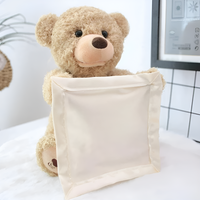 Sisica | Baby & Toddler Interactive Peek-A-Boo Bear Plush Toy
