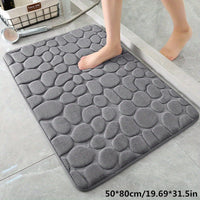 Sisica | Bath Mat Non-Slip Textured Absorbent Bathroom Rug