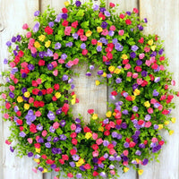 Sisica | Meadow Floral Grapevine Wreath for Spring & Summer Doors