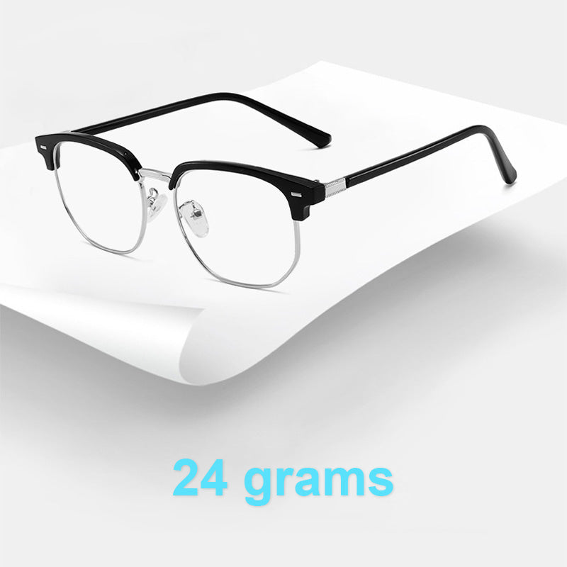 Charly | Blue Light Blocking Half-Rim Glasses