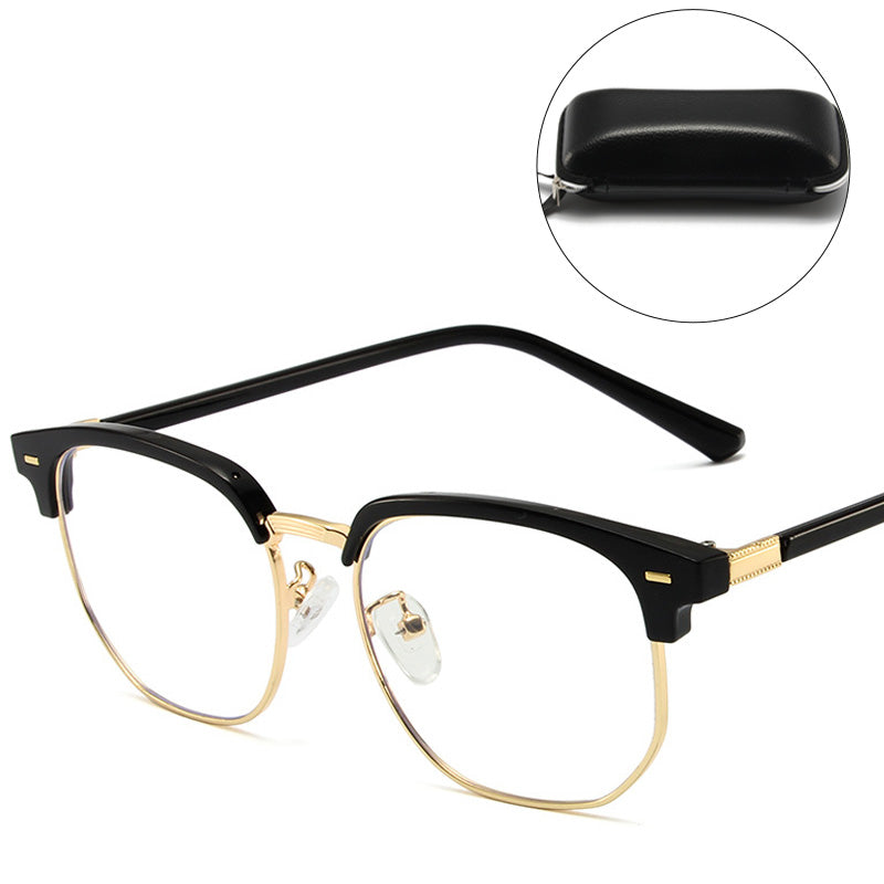 Charly | Blue Light Blocking Half-Rim Glasses