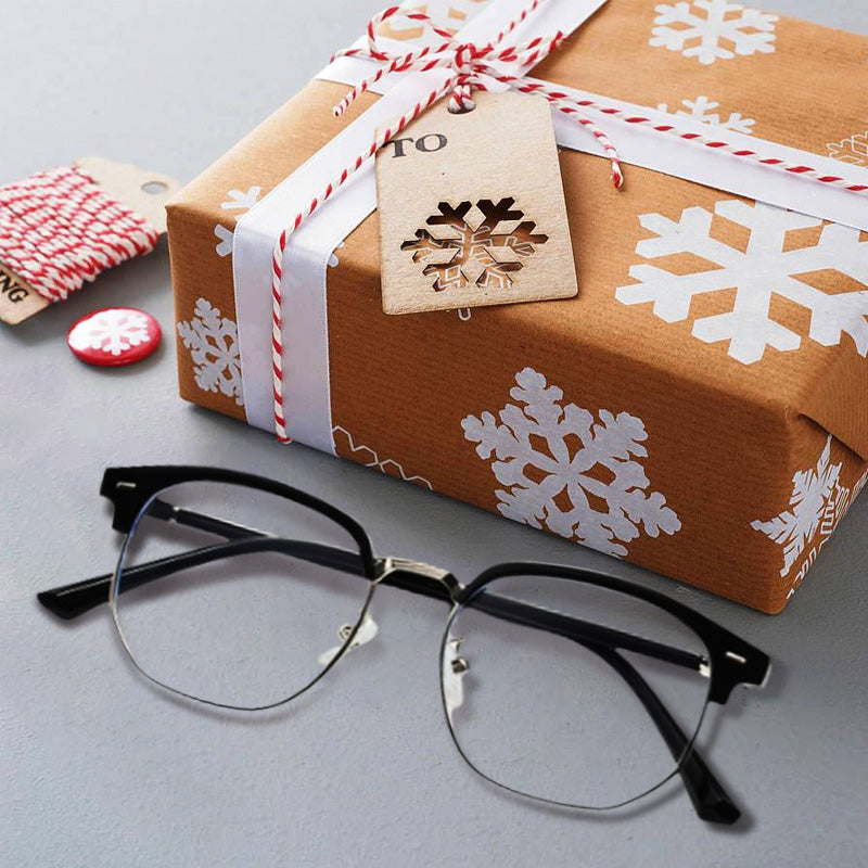 Charly | Blue Light Blocking Half-Rim Glasses