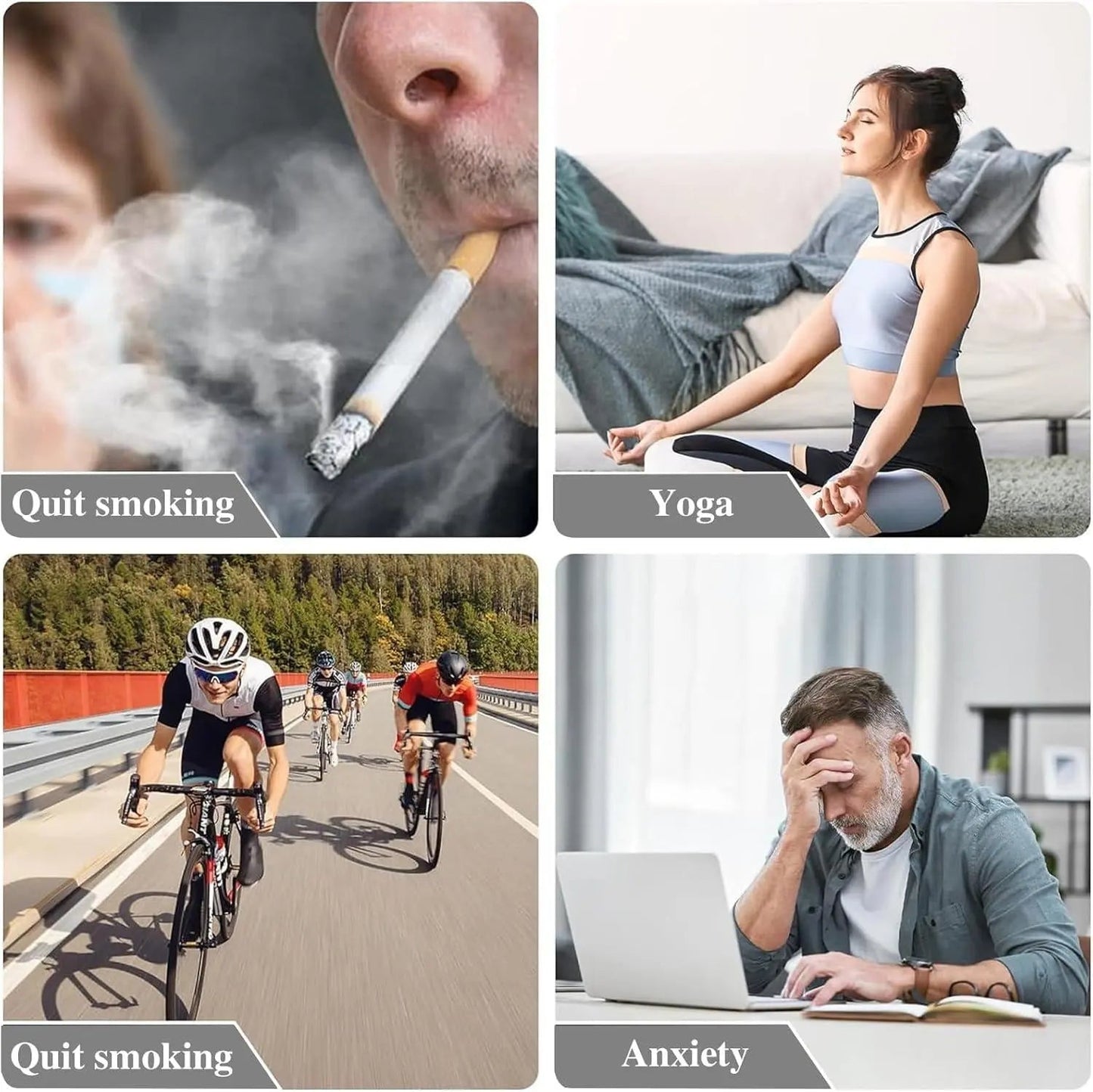 Charly | Breathing chain made of stainless steel – For quitting smoking & stress relief