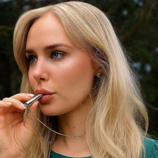 Charly | Breathing chain made of stainless steel – For quitting smoking & stress relief