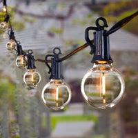 Sisica | Brightown 60Ft Outdoor String Lights - G40 Globe LED Patio Lights with 32 Shatterproof Bulbs