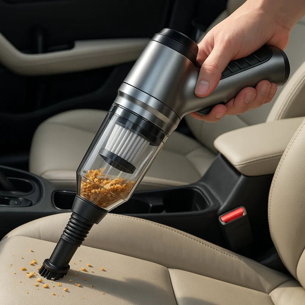 Charly | Car Vacuum Cleaner - Powerful and Compact Car Vac for Quick Cleaning