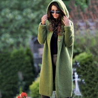 Sisica | Women's Cozy Hooded Knit Cardigan