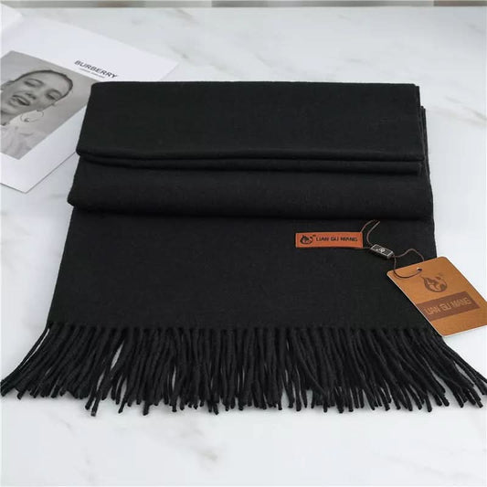 Charly | Cashmere Scarf with Tassels for Warmth and Elegance
