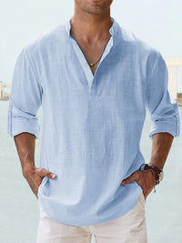 Sisica | Men's Relaxed Breathable Linen Shirt