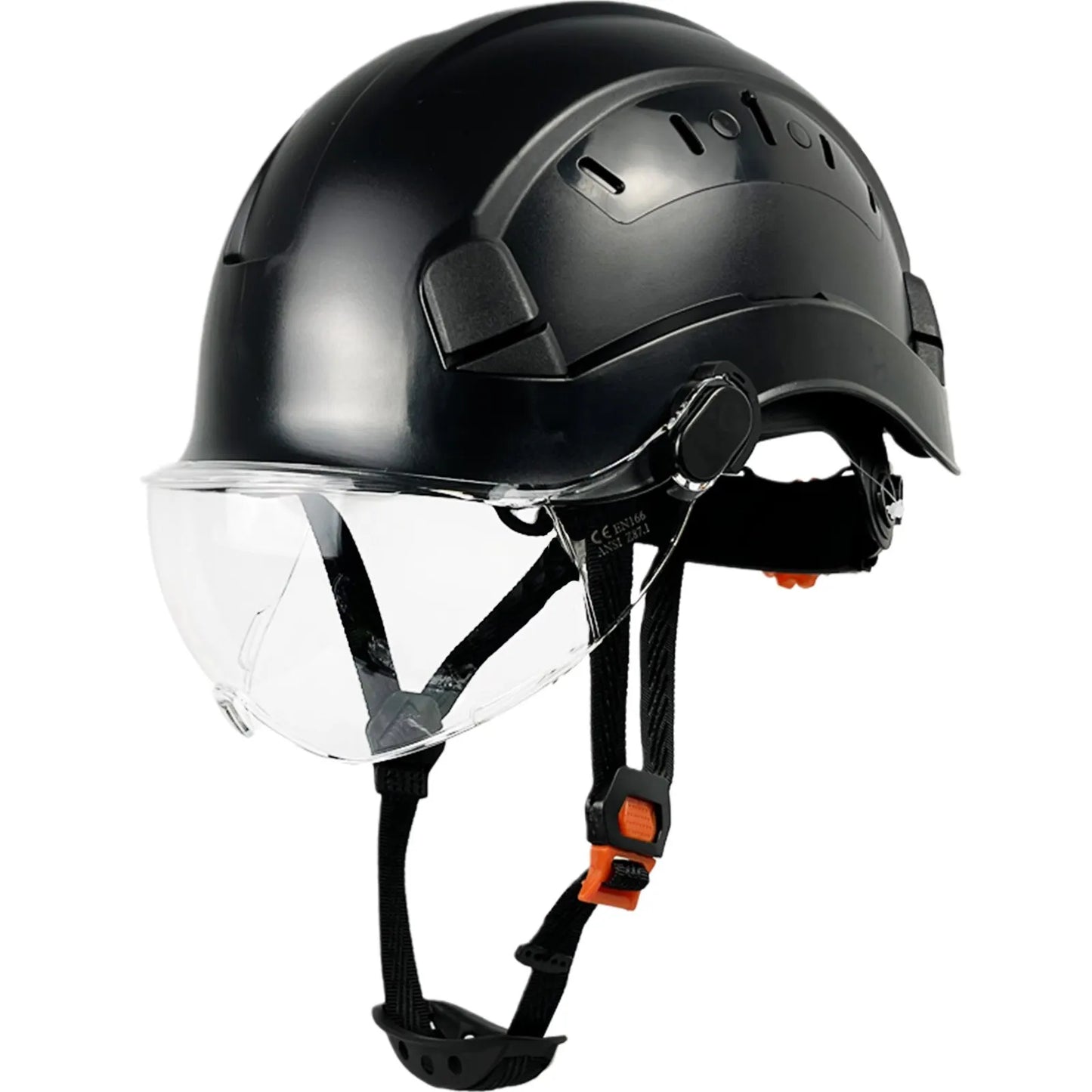 Charly | CE ABS Safety Helmet with Goggles & Visor – SafeGuard