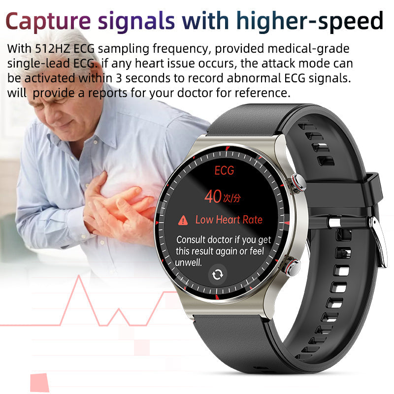 Charly | CFDA EKG Blood Oxygen Heart Rate Health Monitoring Smart Watch