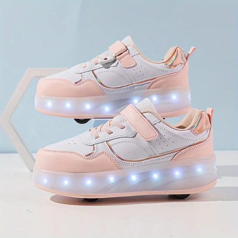 Charly | Children's Roller Shoes with Lights