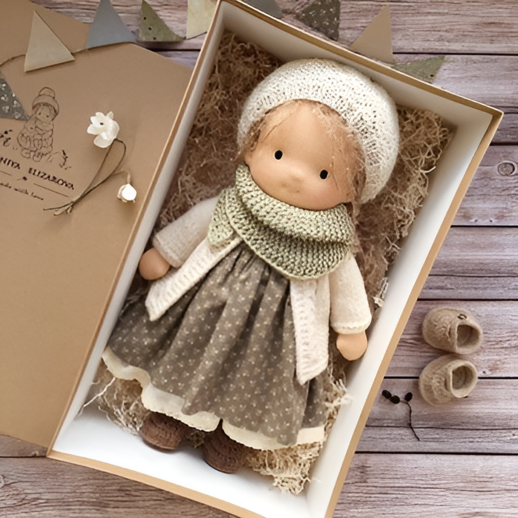Charly | Children's Waldorf Cloth Doll - Handmade Cuddly Toy