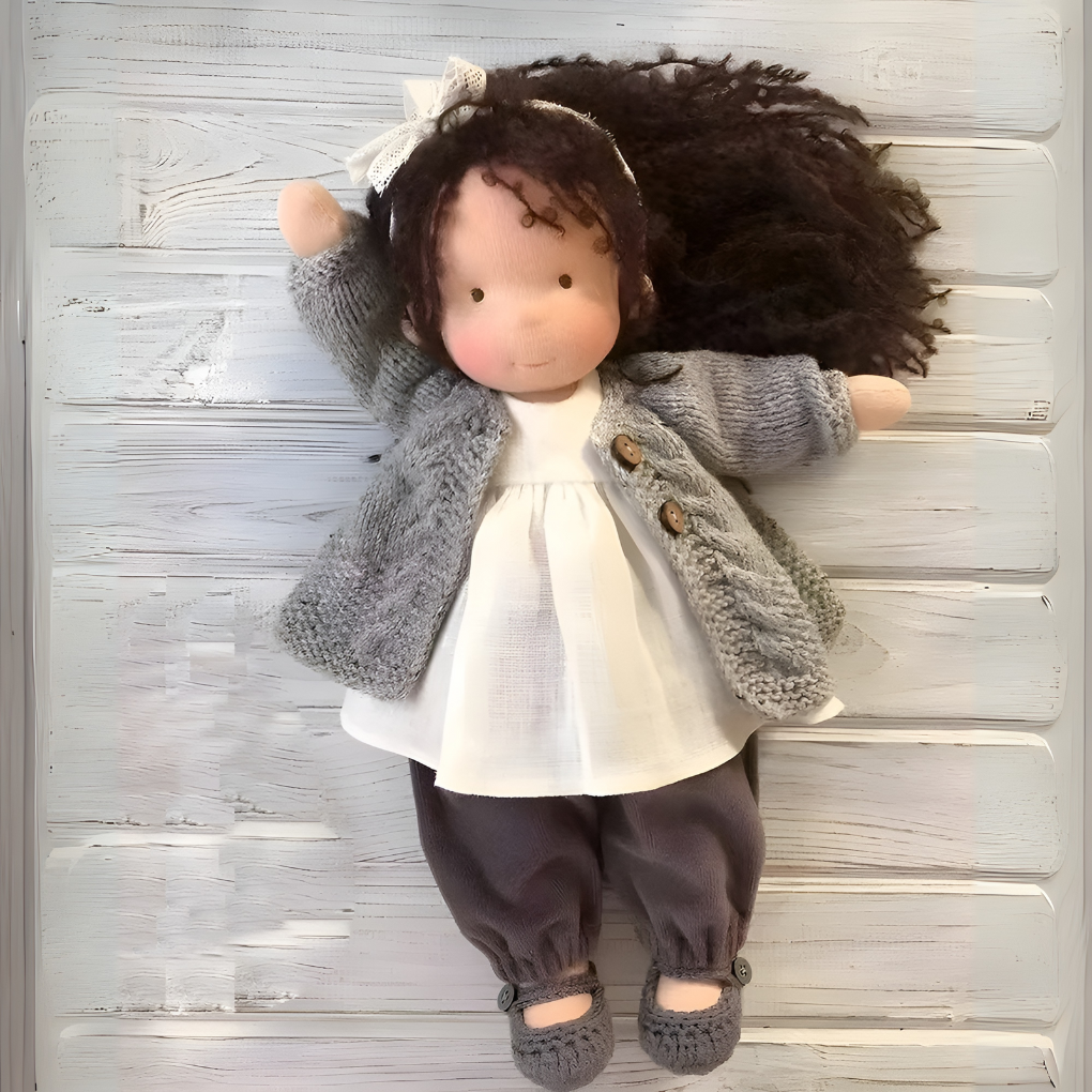 Charly | Children's Waldorf Cloth Doll - Handmade Cuddly Toy