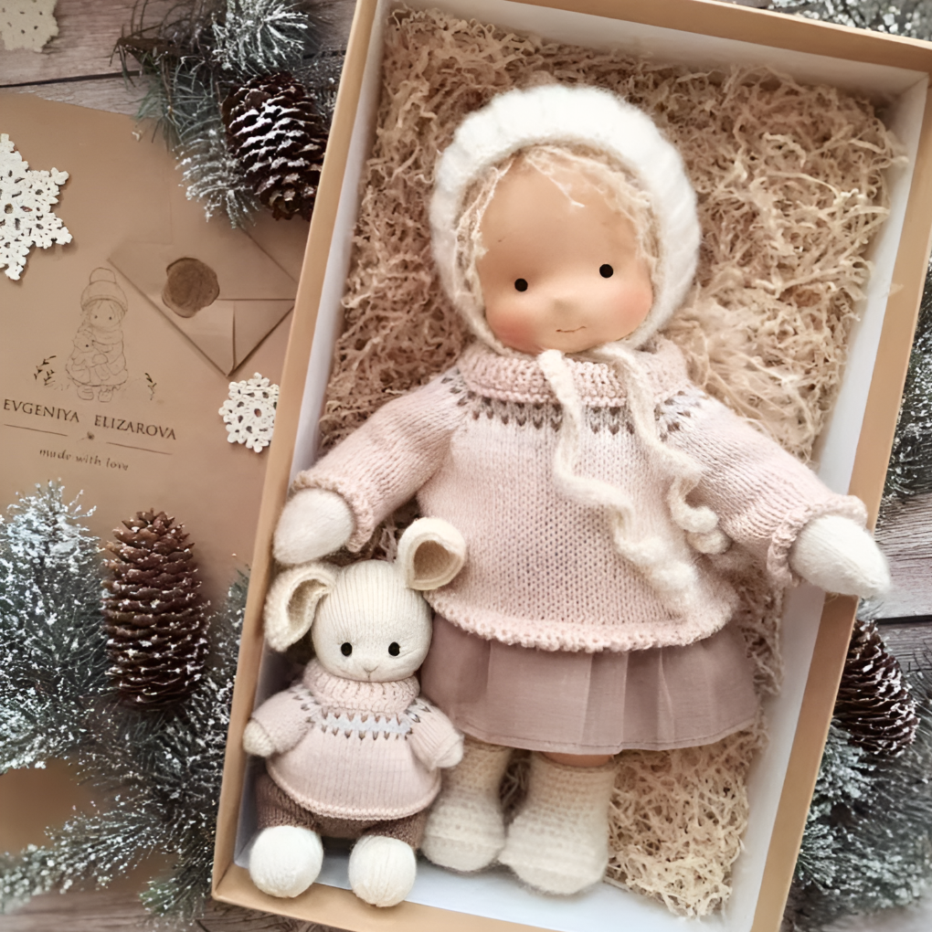 Charly | Children's Waldorf Cloth Doll - Handmade Cuddly Toy