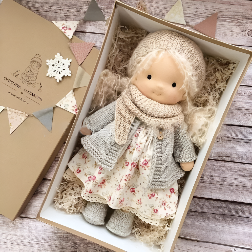 Charly | Cloth Waldorf Doll Soft Stuffed Play Friend
