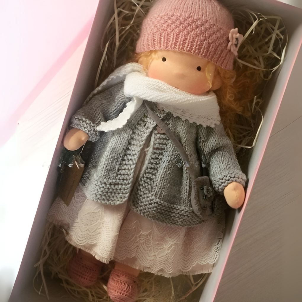 Charly | Cloth Waldorf Doll Soft Stuffed Play Friend