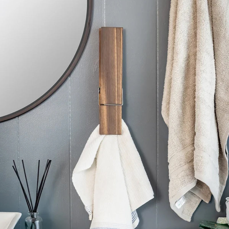Charly | Clothespin Bathroom Towel Holder