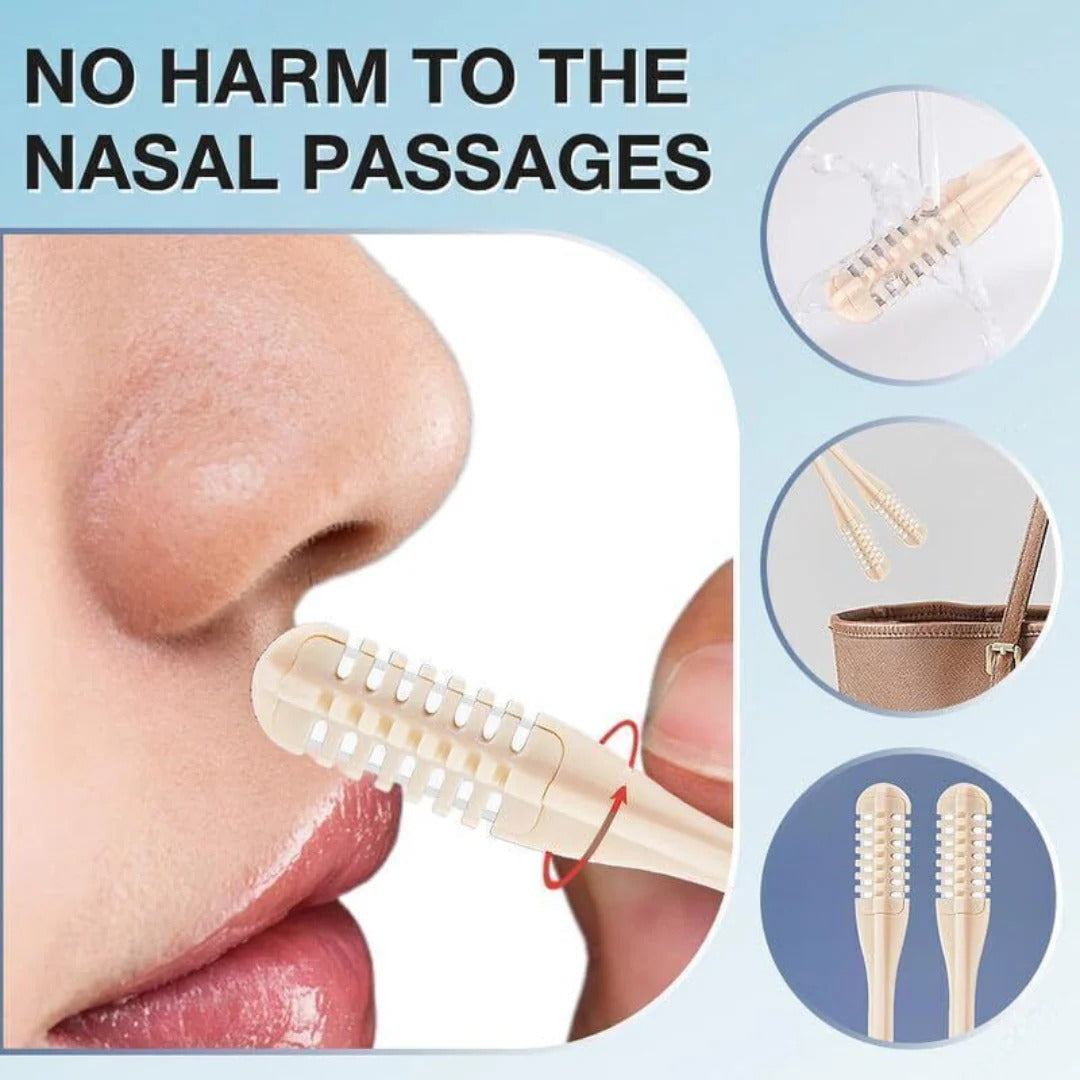 Charly | Compact Nose Hair Trimmer with 360° Rotating Head – Precise Grooming for Men and Women
