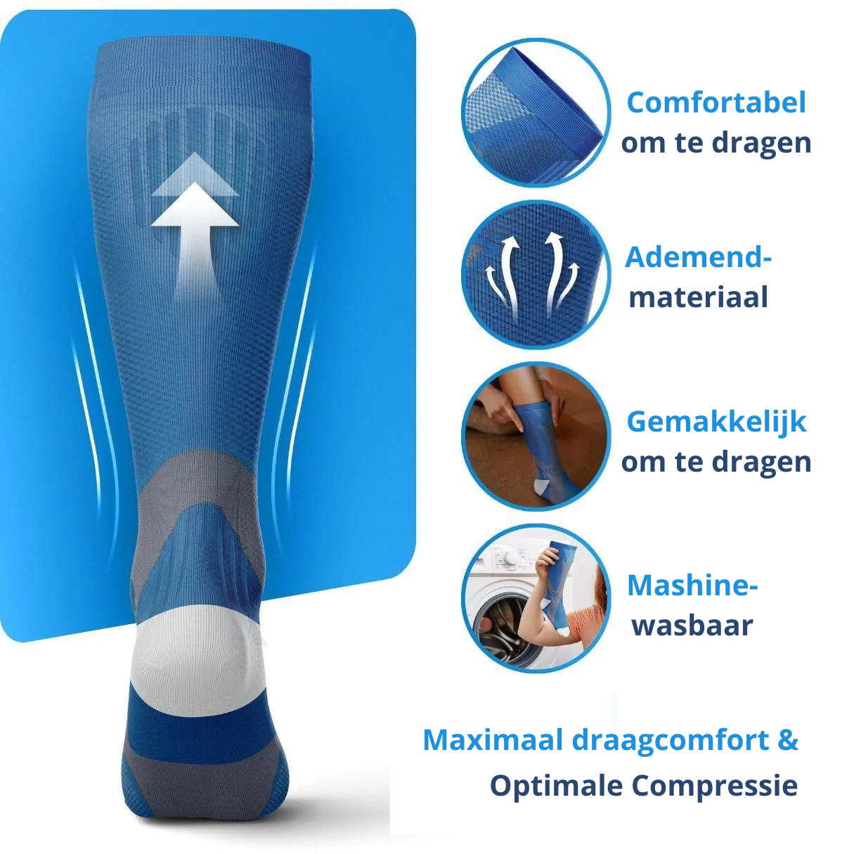 Charly | Compression Socks for Improved Circulation and Leg Relief