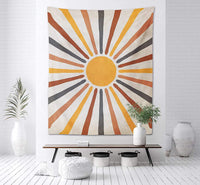Sisica | Boho Sunburst Neutral Wall Hanging